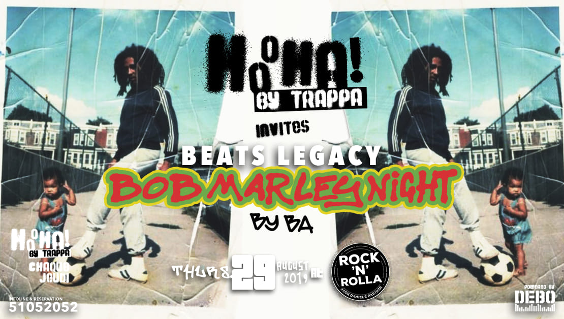 HooHa! By Trappa Invite Bob Marley Night by Wael Ba post thumbnail image